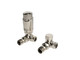 Kartell Design Twin Pack Corner Thermostatic Radiator Valve Brushed Nickel Kartell Design Twin Pack Corner Thermostatic Radiator Valve Brushed Nickel